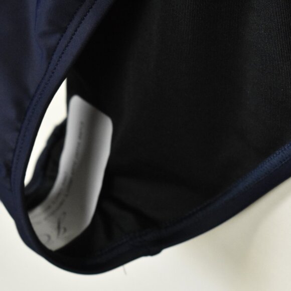 J.Crew Bodysuit 16 Navy Blue Zip Front Sleeveless Machine Wash - Picture 6 of 7